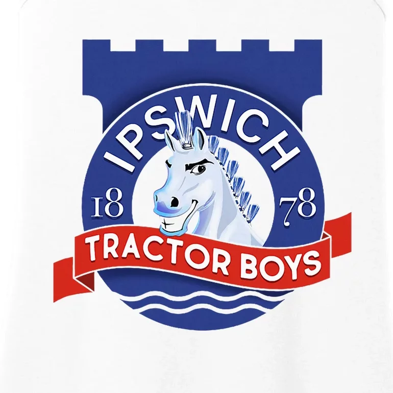 Ipswich Town Fan Tractor Suffolk Punch Badge Ladies Essential Tank