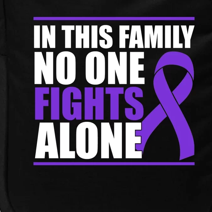 In This Family No One Fights Alone Pancreatic Cancer Impact Tech Backpack