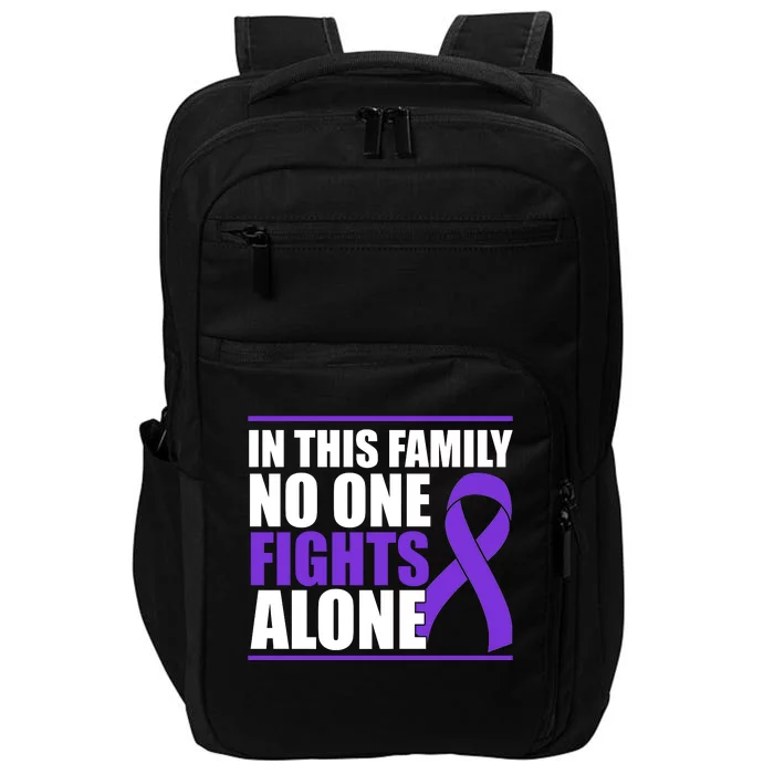 In This Family No One Fights Alone Pancreatic Cancer Impact Tech Backpack