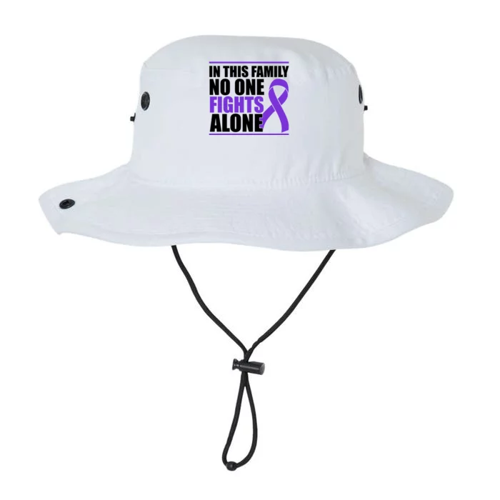 In This Family No One Fights Alone Pancreatic Cancer Legacy Cool Fit Booney Bucket Hat