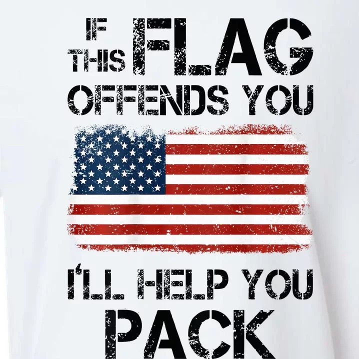 If This Flag Offends You ILl Help You Pack Sueded Cloud Jersey T-Shirt