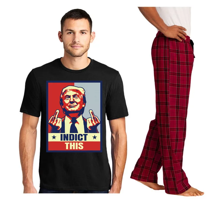 Indict This Funny Trump Shirts 2024 Pajama Set