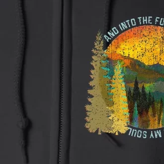 Into The Forest I Go Hiking Nature Lover Camping Gift Full Zip Hoodie