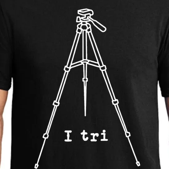 i tri Funny Photography Videographer Tripod Pajama Set