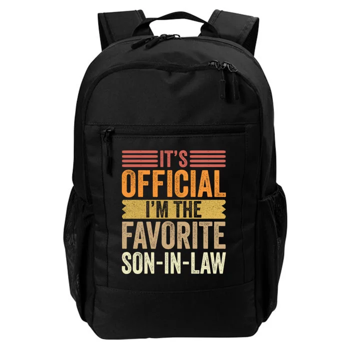 Im The Favorite Son In Law Child Funny Family Humor Retro Daily Commute Backpack