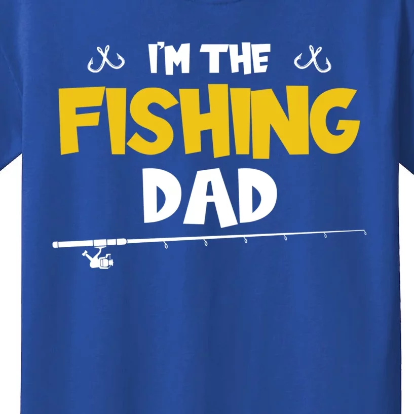 I'm The Fishing Dad Fishing Trip Matching Family Cool Gift Kids T-Shirt