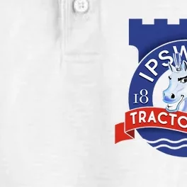 Ipswich Town Fan Tractor Boy Suffolk Punch Badge Dry Zone Grid Performance Polo