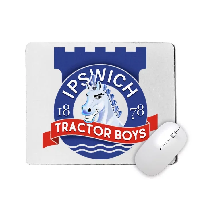 Ipswich Town Fan Tractor Boy Suffolk Punch Badge Mousepad