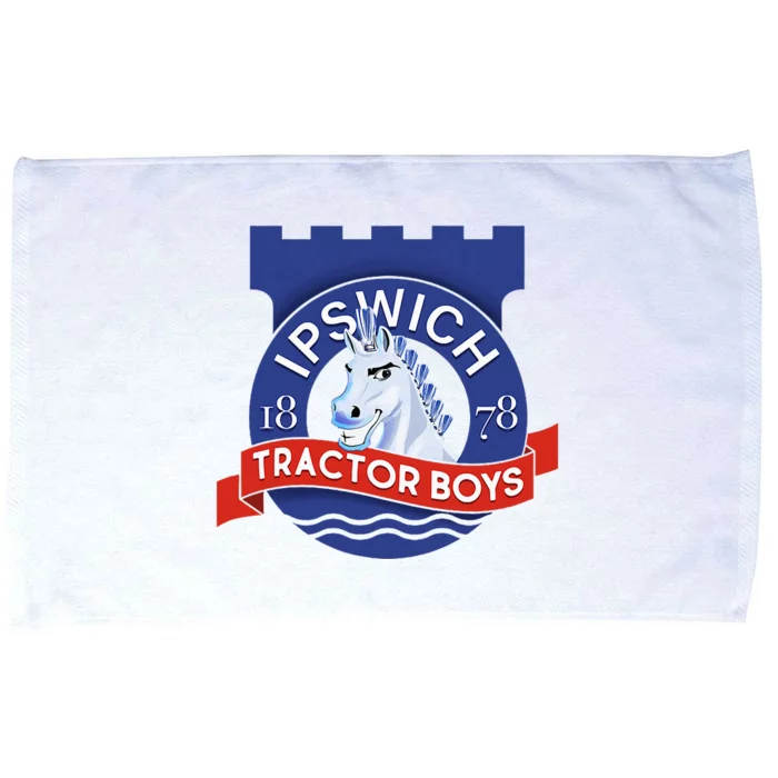 Ipswich Town Fan Tractor Boy Suffolk Punch Badge Microfiber Hand Towel