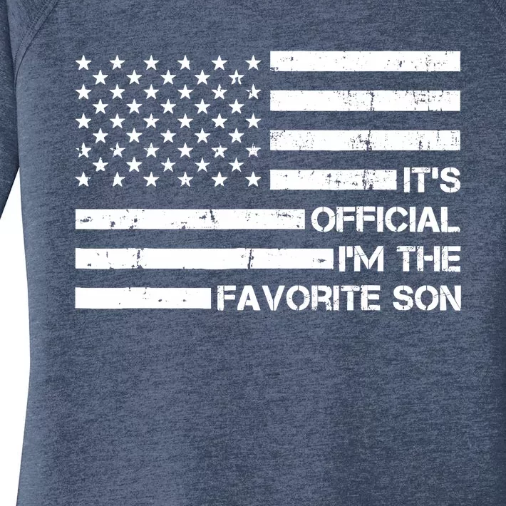 IM The Favorite Son Women's Perfect Tri Tunic Long Sleeve Shirt