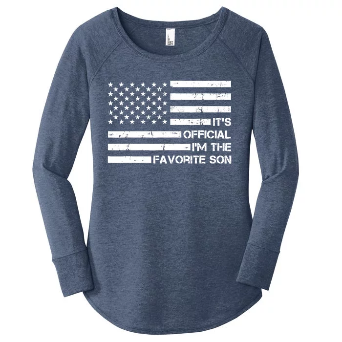 IM The Favorite Son Women's Perfect Tri Tunic Long Sleeve Shirt