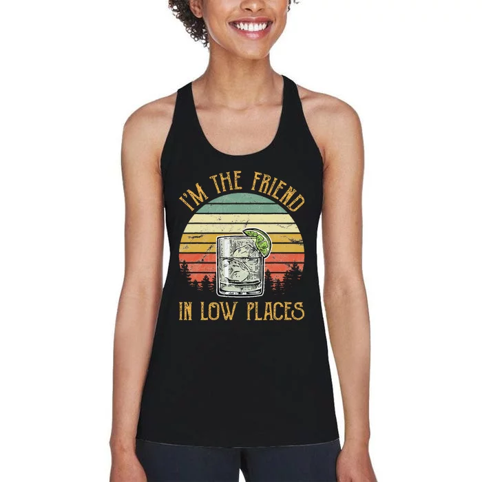 IM The Friend In Low Places Country Music Min Women's Racerback Tank