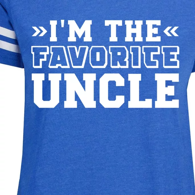 Im The Favorite Uncle Cute Gift Enza Ladies Jersey Football T-Shirt