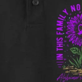 In This Family No One Fight Alone Alzheimer’s Awareness Dry Zone Grid Performance Polo