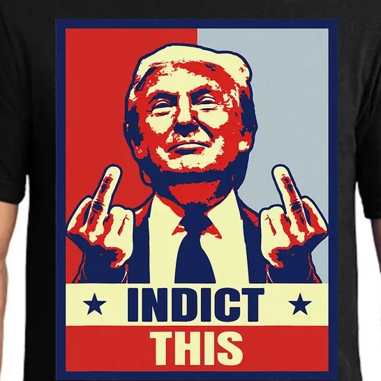 Indict This Funny Trump Shirts 2024 Pajama Set