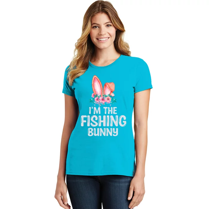 I'm The Fishing Bunny Matching Family Easter Party Gift Women's T-Shirt