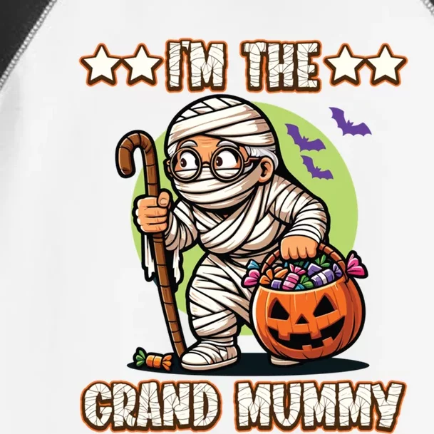 IM The Grand Mummy Halloween Mummy Grandma Great Gift Toddler Fine Jersey T-Shirt