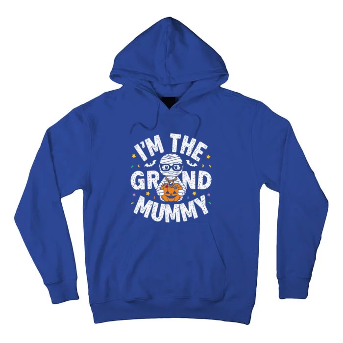 I’M The Grand Mummy Halloween Grandma Mummy Costume Gift Tall Hoodie