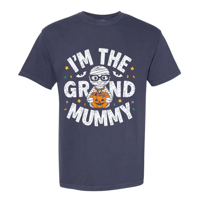 I’M The Grand Mummy Halloween Grandma Mummy Costume Gift Garment-Dyed Heavyweight T-Shirt