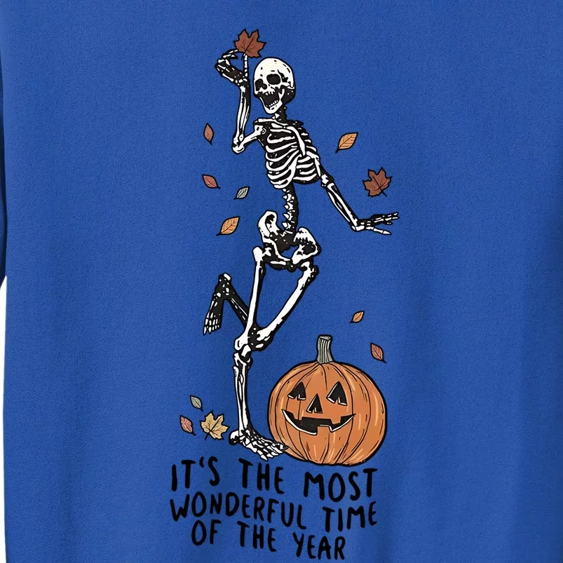 Its The Greatest Time Of The Year Funny Skeleton Halloween Meaningful Gift Sweatshirt