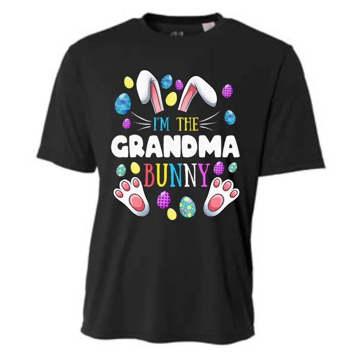 I'm The Grandma Bunny Matching Family Easter Party Cooling Performance Crew T-Shirt