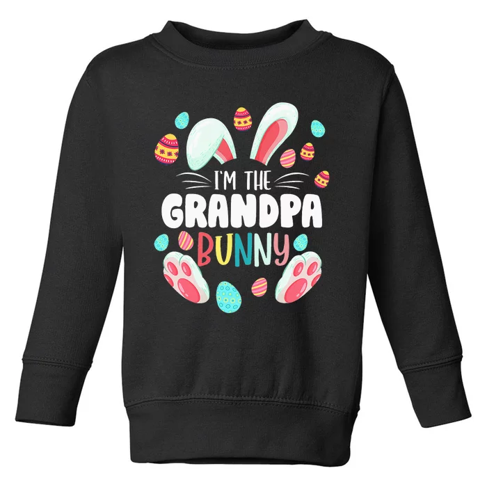 I'm The Grandpa Bunny Matching Family Easter Party Toddler Sweatshirt