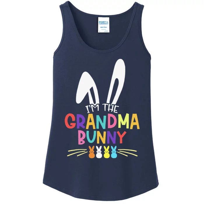 I'm The Grandma Bunny Matching Family Easter Party Outfit Ladies Essential Tank