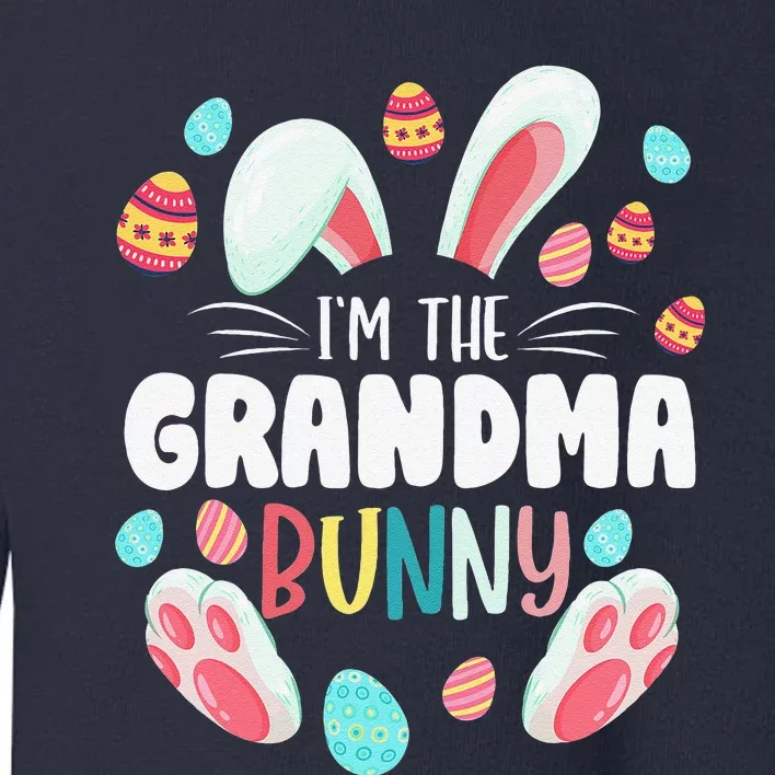 I'm The Grandma Bunny Matching Family Easter Party Toddler Sweatshirt