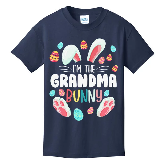 I'm The Grandma Bunny Matching Family Easter Party Kids T-Shirt