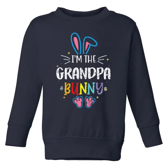 I'm The Grandpa Bunny Matching Family Cute Easter Day Party Toddler Sweatshirt