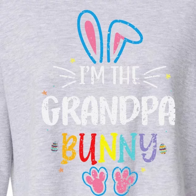 I'm The Grandpa Bunny Matching Family Cute Easter Day Party Cropped Pullover Crew