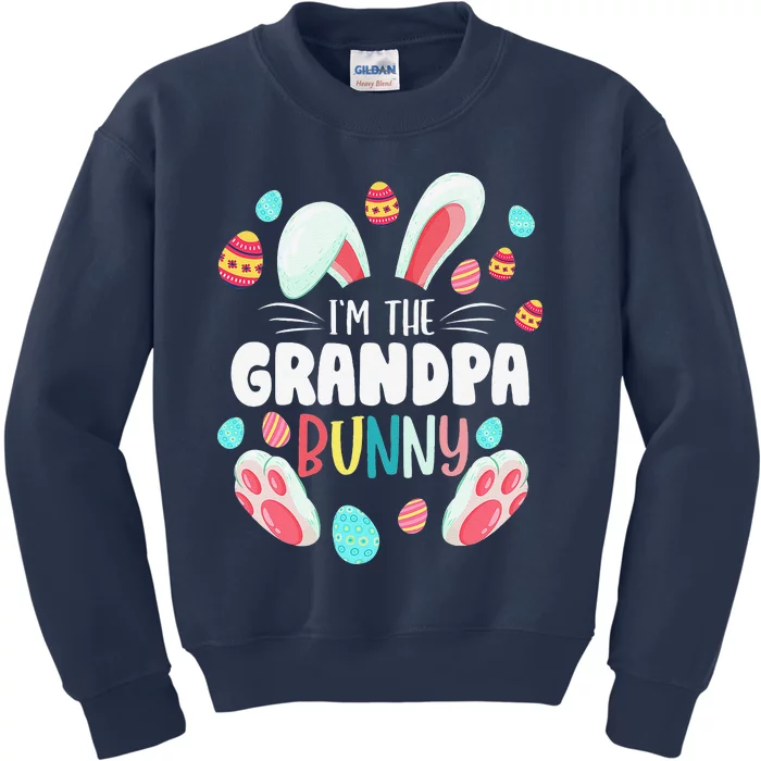 I'm The Grandpa Bunny Matching Family Easter Party Kids Sweatshirt