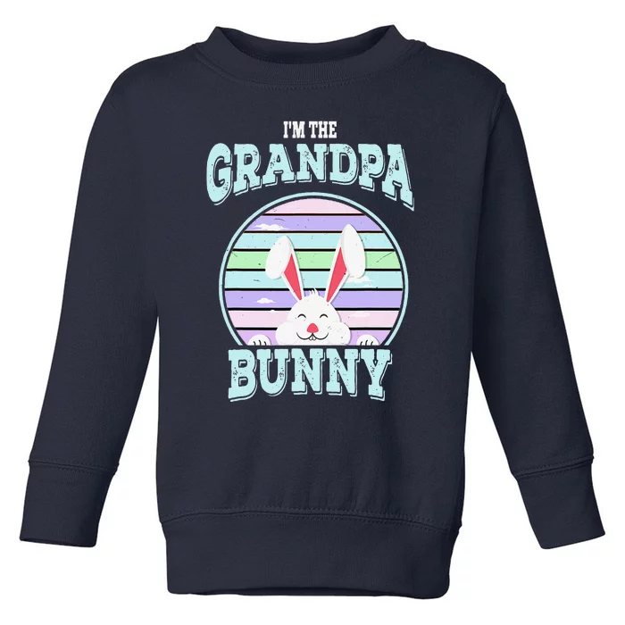 I'm The Grandpa Bunny Matching Family Easter Sunday Toddler Sweatshirt