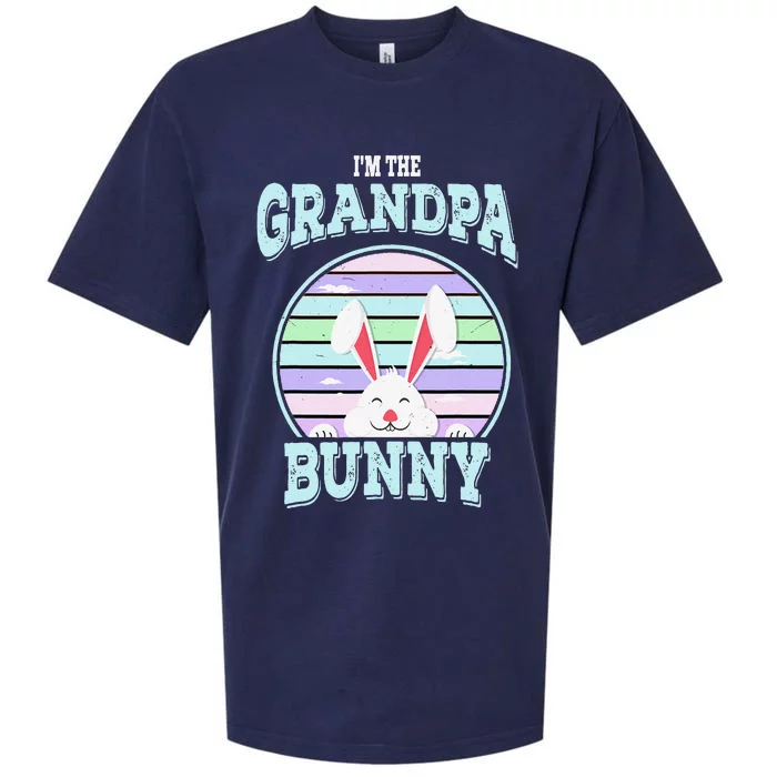 I'm The Grandpa Bunny Matching Family Easter Sunday Sueded Cloud Jersey T-Shirt