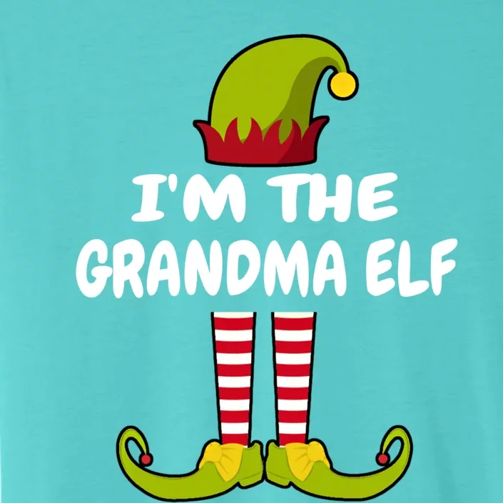 I'm The Grandma Elf Gift Family Squad Christmas Gift ChromaSoft Performance T-Shirt