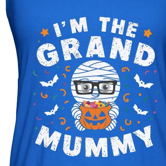 IM The Grand Mummy Halloween Mummy Grandparent Cute Gift Ladies Essential Flowy Tank