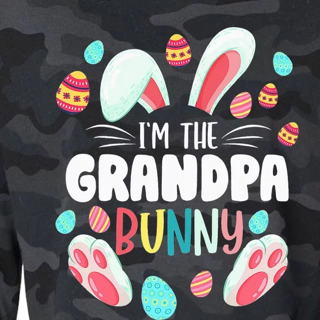 I'm The Grandpa Bunny Matching Family Easter Party Cropped Pullover Crew