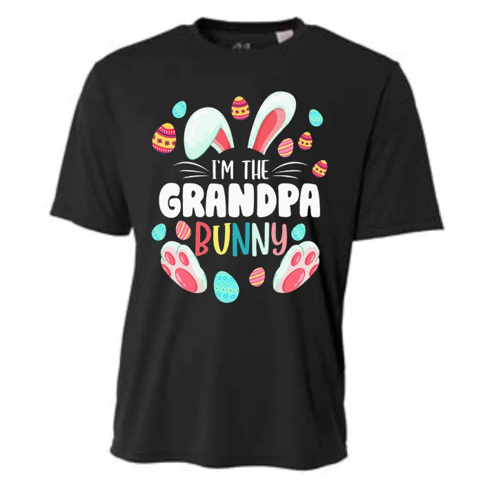 I'm The Grandpa Bunny Matching Family Easter Party Cooling Performance Crew T-Shirt