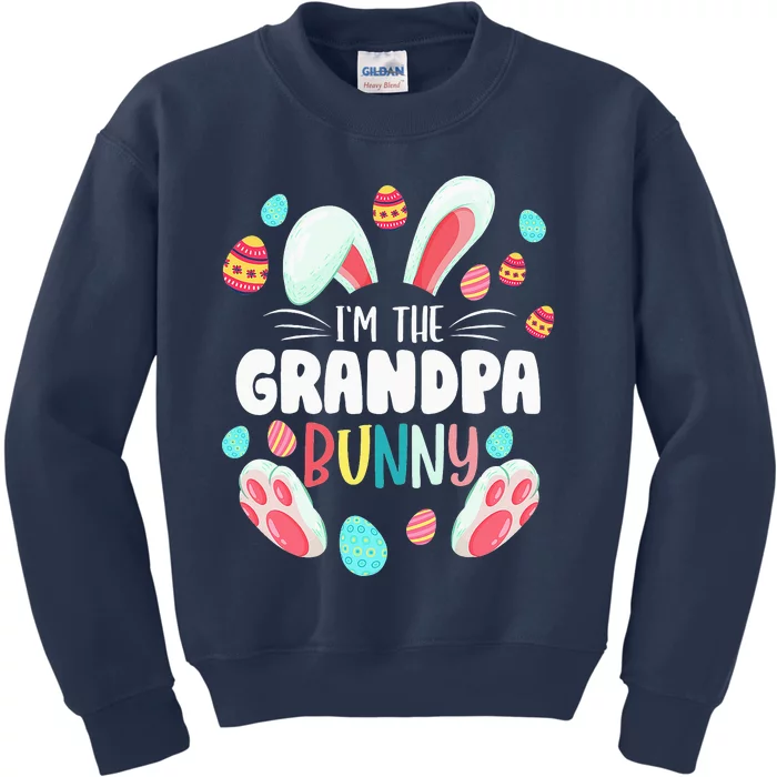 I'm The Grandpa Bunny Matching Family Easter Party Kids Sweatshirt