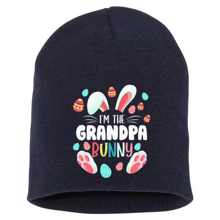 I'm The Grandpa Bunny Matching Family Easter Party Short Acrylic Beanie