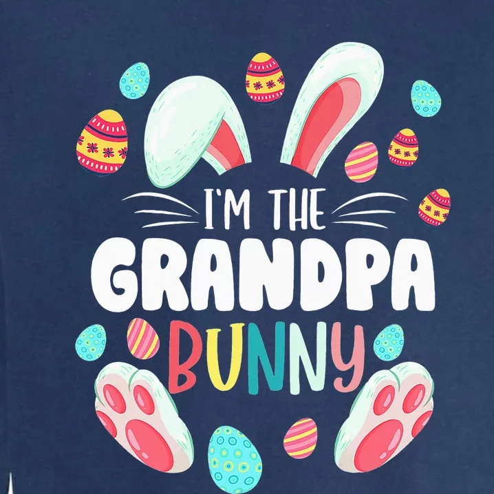 I'm The Grandpa Bunny Matching Family Easter Party Garment-Dyed Sweatshirt