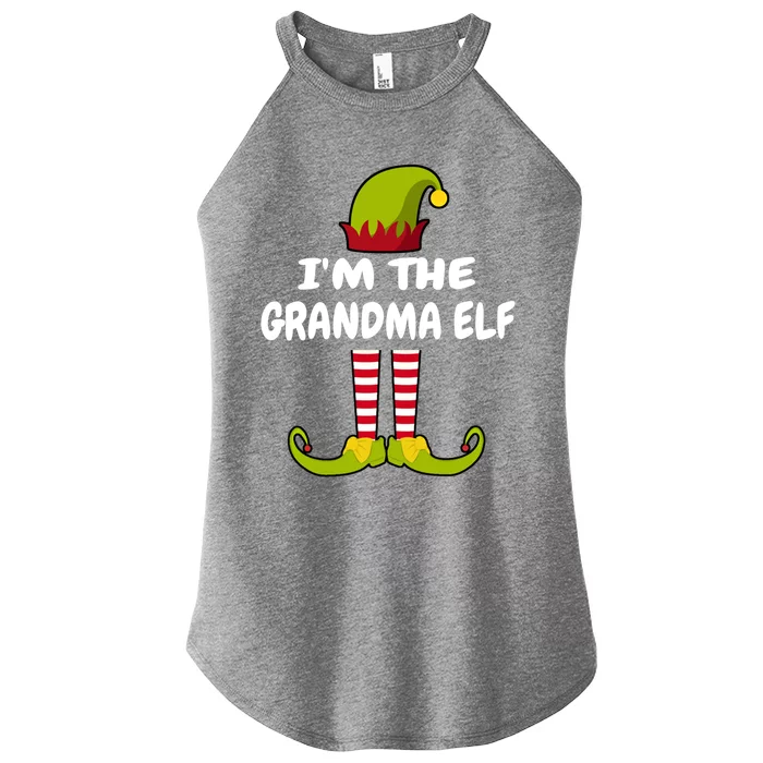 I'm The Grandma Elf Great Gift Family Squad Christmas Gift Women’s Perfect Tri Rocker Tank