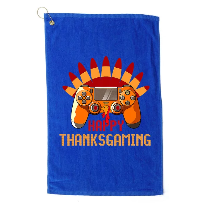 I'm The Gamer Turkey Video Gaming Happy Funny Thanksgiving Platinum Collection Golf Towel