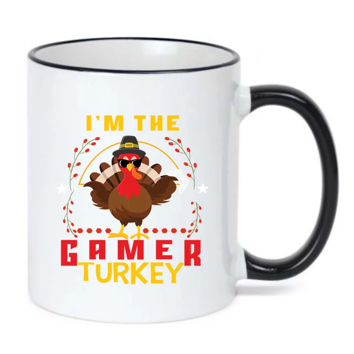 Im The Gamer Turkey Meaningful Gift Funny Thanksgiving Day Gift Black Color Changing Mug