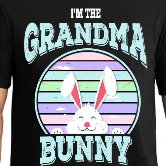 I'm The Grandma Bunny Matching Family Easter Sunday Gift Pajama Set