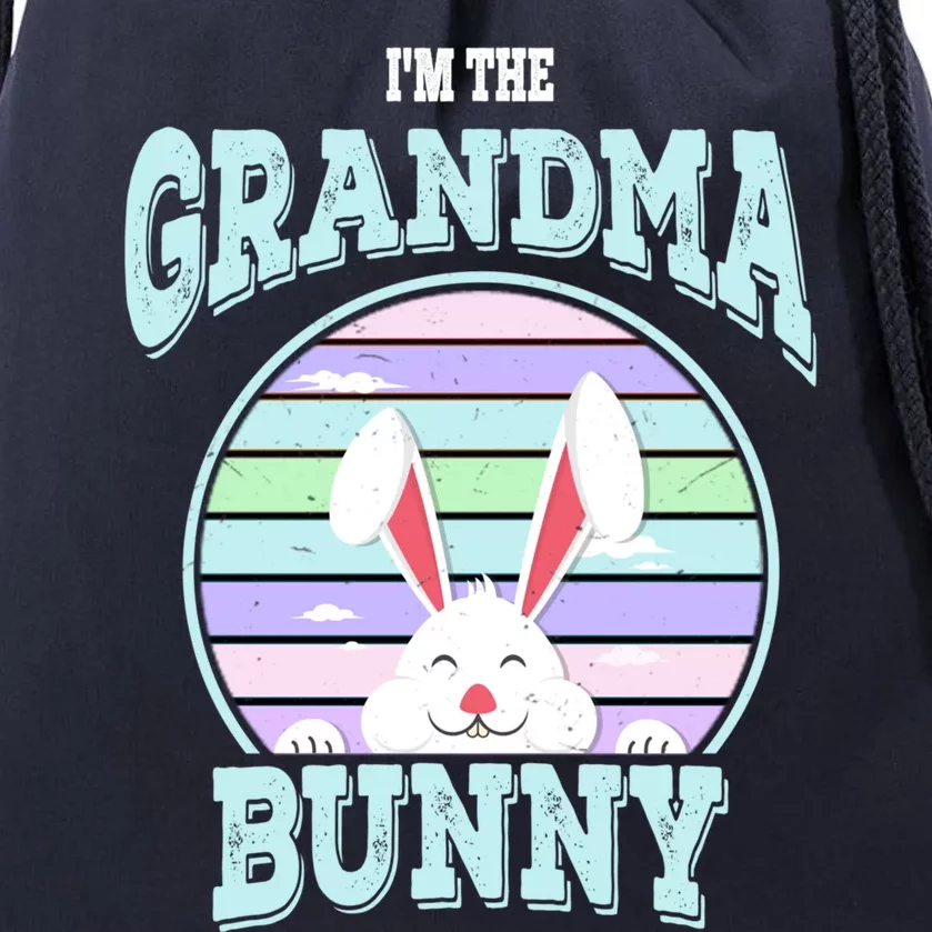 I'm The Grandma Bunny Matching Family Easter Sunday Gift Drawstring Bag