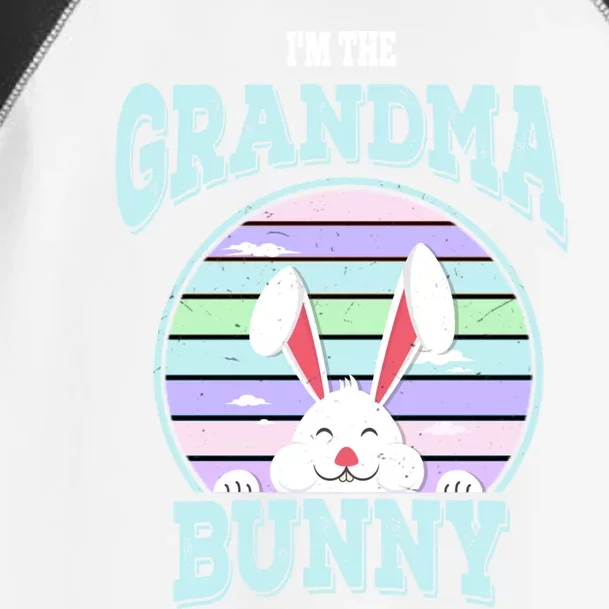 I'm The Grandma Bunny Matching Family Easter Sunday Gift Toddler Fine Jersey T-Shirt