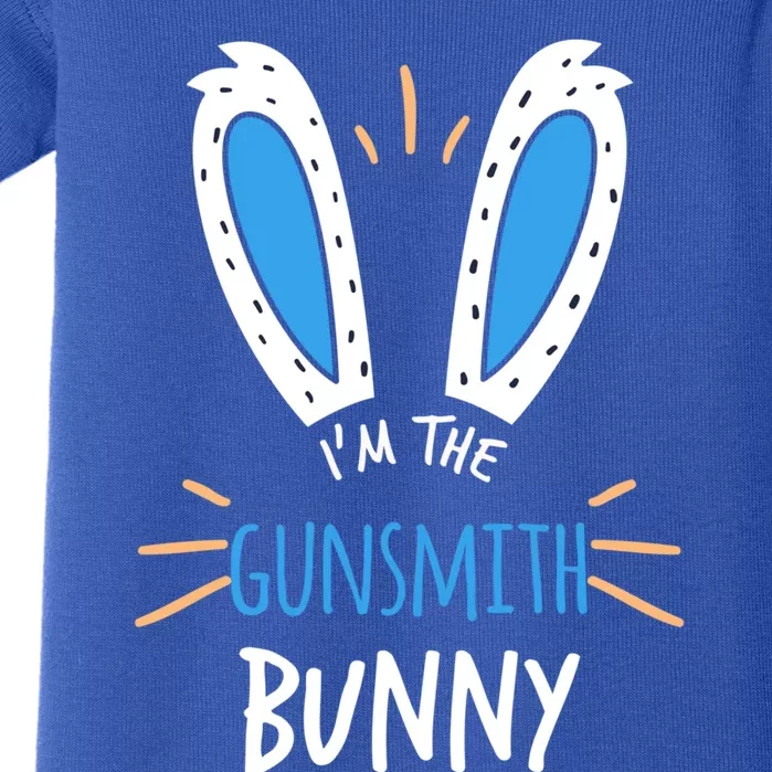 I'm The Gunsmith Bunny Ears Worker Easter Sunday Cool Gift Baby Bodysuit