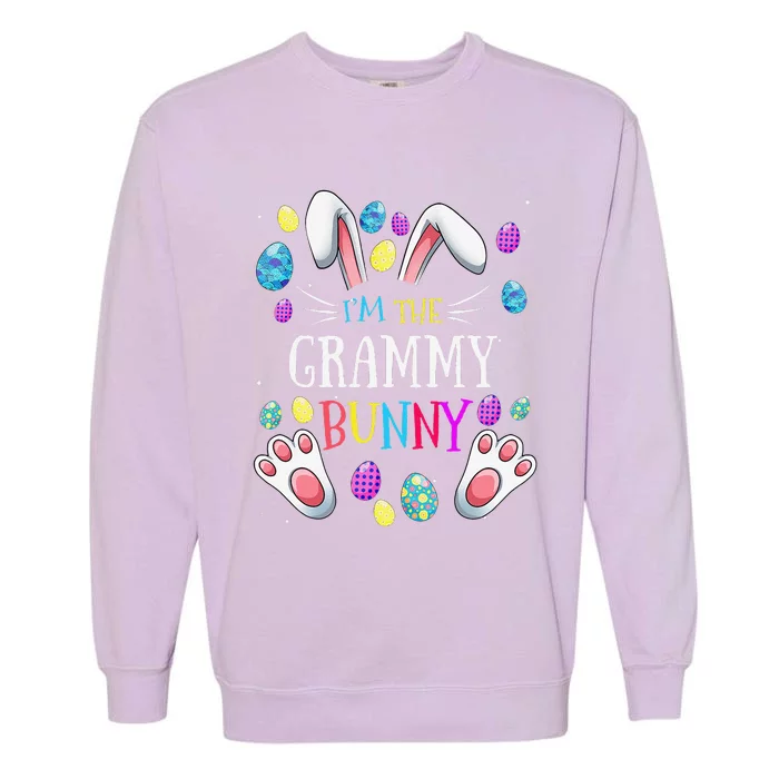 I'm The Grammy Bunny Matching Family Easter Party Garment-Dyed Sweatshirt