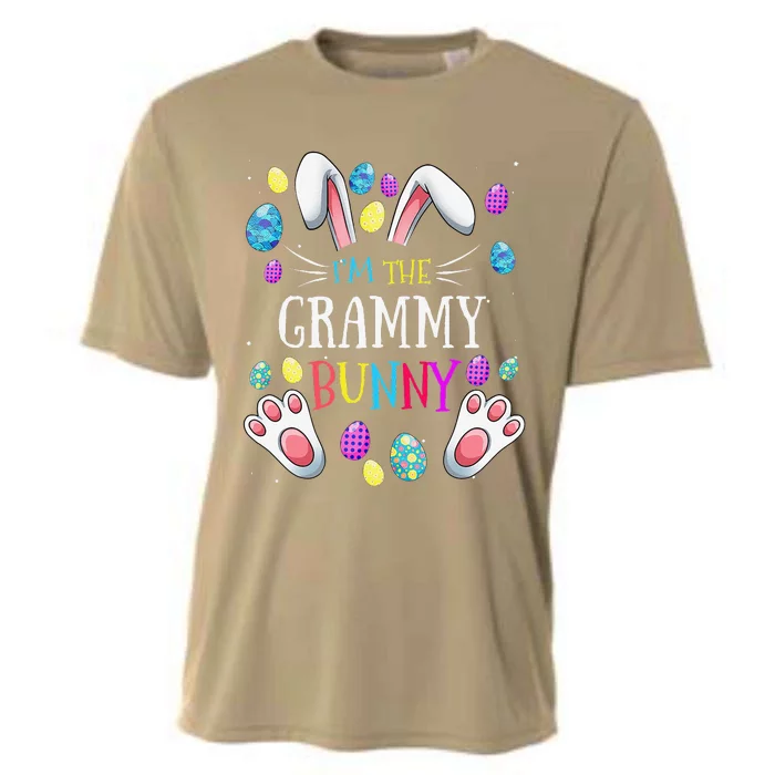 I'm The Grammy Bunny Matching Family Easter Party Cooling Performance Crew T-Shirt